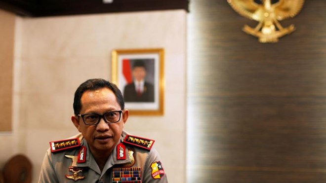 Indonesia's police chief Tito Karnavian (Photo: Reuters)