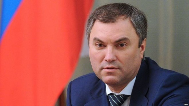 Chủ tịch Duma Quốc gia Nga Vyacheslav Viktorovich Volodin. (Nguồn: Tass)