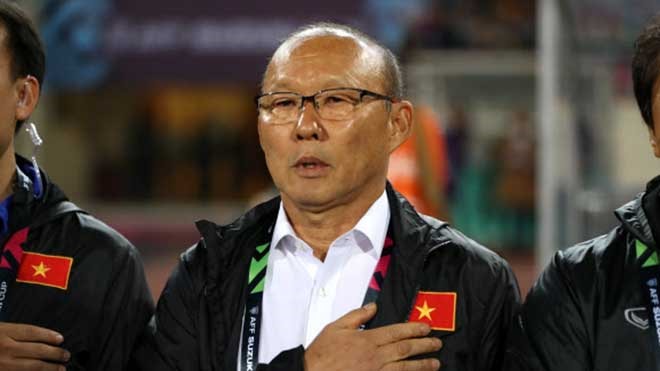 Việt Nam’s head coach Park Hang-seo. — Photo thethaovanhoa.vn Read more at http://vietnamnews.vn/sports/482640/park-named-among-asians-of-the-year.html#qR20qJGoU6T82cqO.99