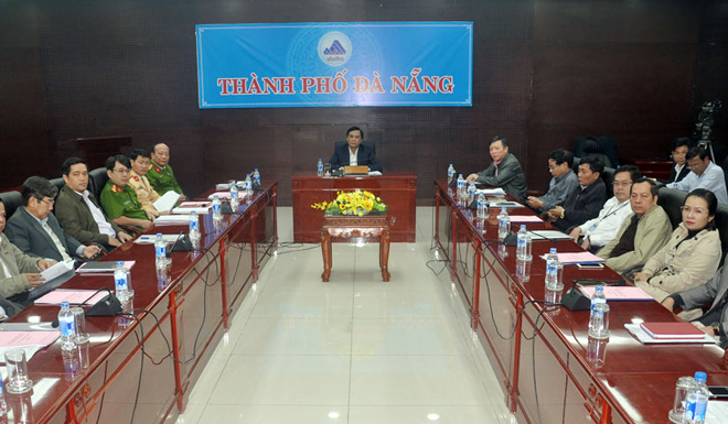 Phó Chủ tịch UBND thành phố Trần Văn Miên chủ trì điểm cầu đà Nẵng