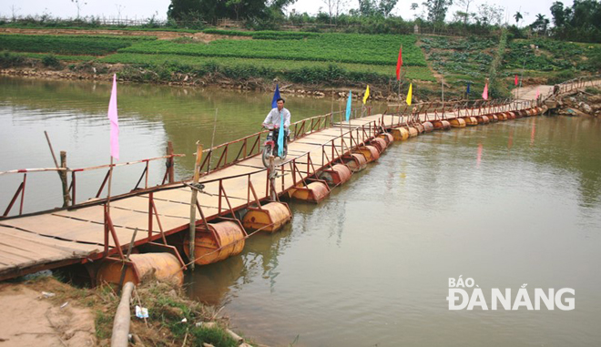 It is an urgent need to build a dam as soon as possible at the mouth of the Quang Hue River in order to ensure the majority of the water flow will be released into the Vu Gia River.