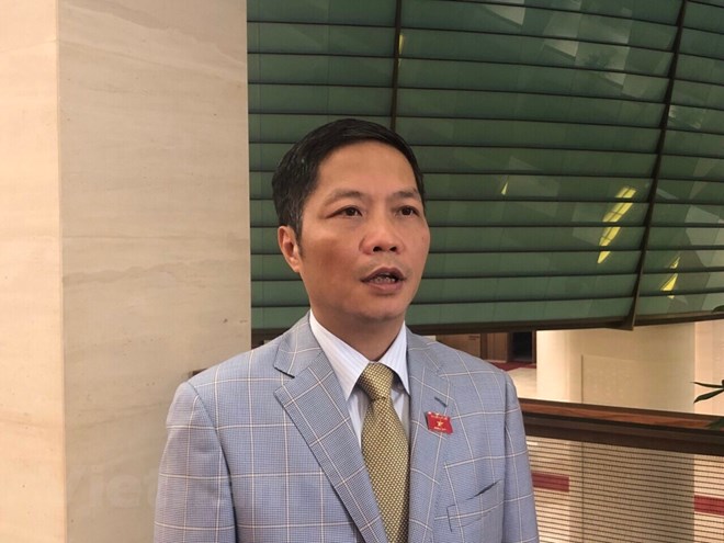 Bộ trưởng Bộ Công Thương Trần Tuấn Anh. (Ảnh: PV/Vietnam+)