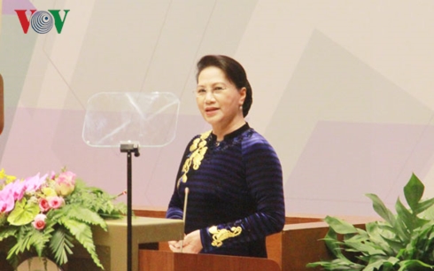 Chủ tịch Quốc hội Nguyễn Thị Kim Ngân phát biểu khai mạc tại Hội nghị APPF 26.