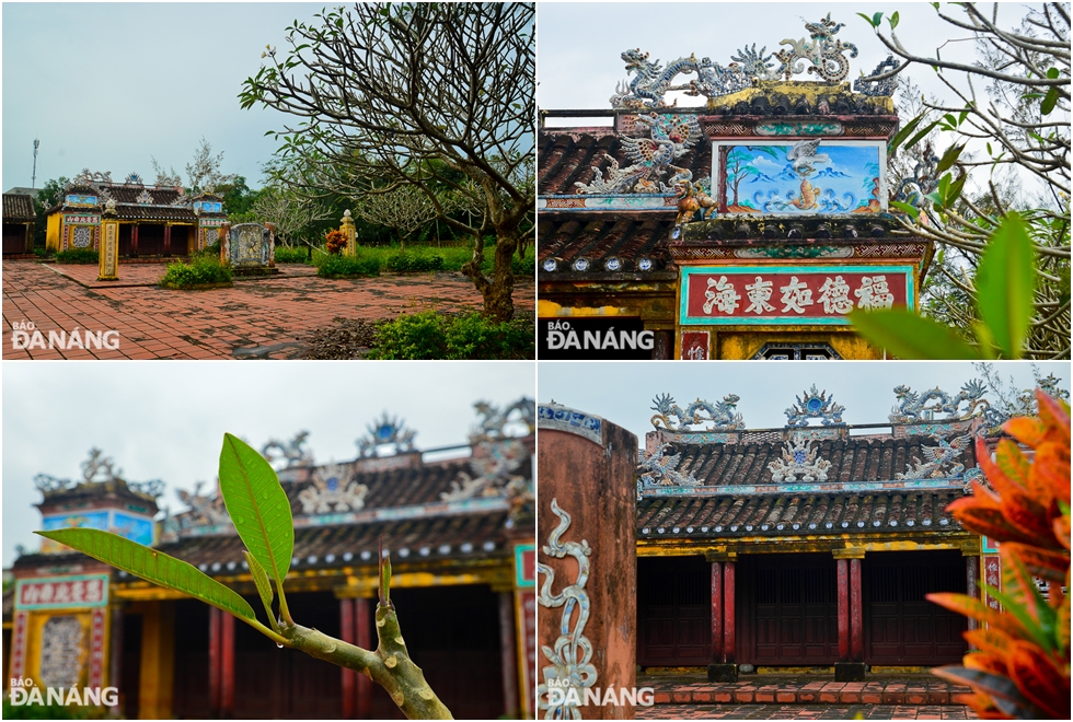 Worshipping houses of the village’s five predecessors with the last names of Dang, Lam, Nguyen, Tran and Le.