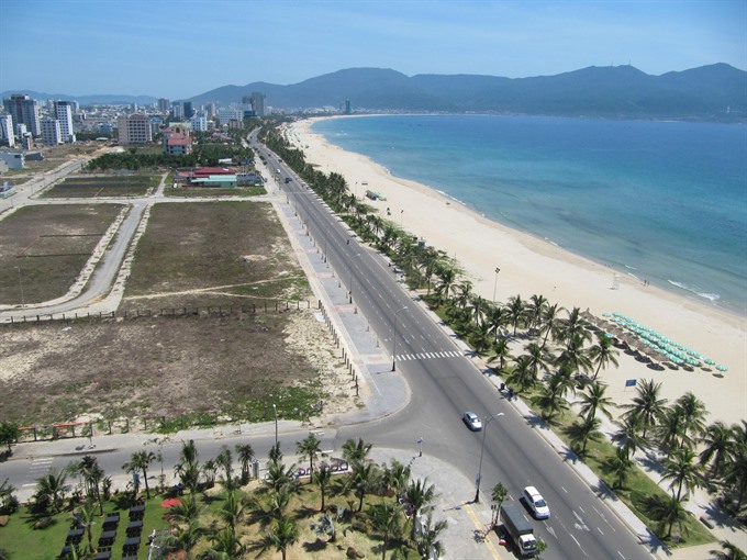 A coastal road connecting Da Nang and Hoi An.