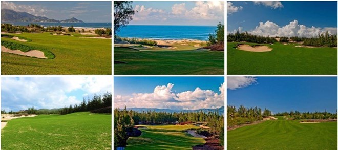 FLC Group’s 18 -hole golf course in Quy Nhon, Binh Dinh. Its newly proposed project also include a golf course along various sport-tourism-entertainment facilities (Source: FLC)