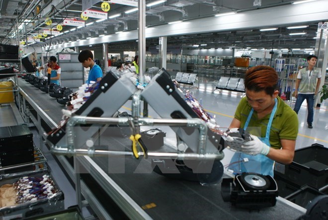 An electronics production line in Vietnam (Illustrative image. Source: VNA)