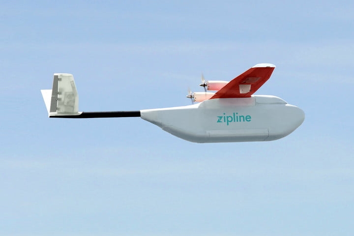 Giao hàng bằng drone (máy bay không người lái) y tế đã có bước tiến lớn trong năm 2018, với việc vận chuyển an toàn các cơ quan cấy ghép. Cùng với đó là drone Zipline vận chuyển máu đến các phòng khám xa xôi ở Rwanda.