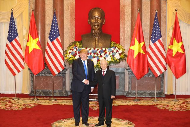 Tổng thống Donald Trump hội kiến Tổng Bí thư Nguyễn Phú Trọng