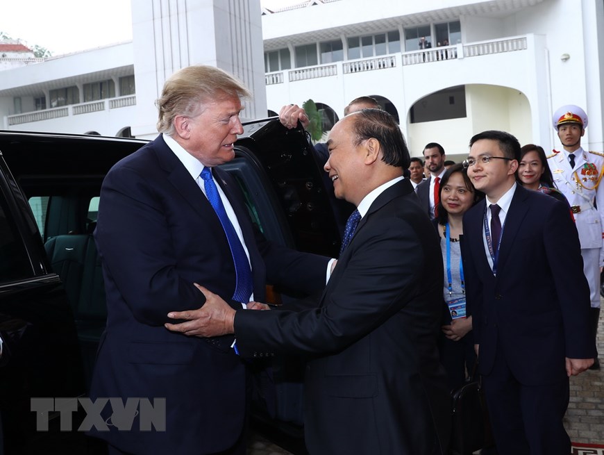 Thủ tướng Nguyễn Xuân Phúc hội kiến Tổng thống Hoa Kỳ Donald Trump