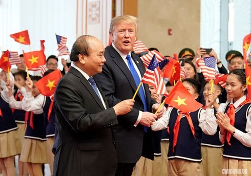 Tổng thống Trump cảm ơn sự đón tiếp nồng hậu của Việt Nam