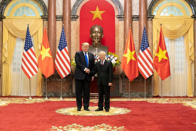 Từ Không lực Một, Tổng thống Trump ca ngợi và cảm ơn Việt Nam