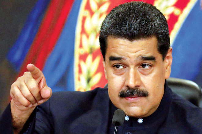 Tổng thống Nicolas Maduro vẫn nhận được sự ủng hộ mạnh mẽ của quân đội Venezuela cùng Trung Quốc, Nga và Thổ Nhĩ Kỳ. Ảnh: Reuters