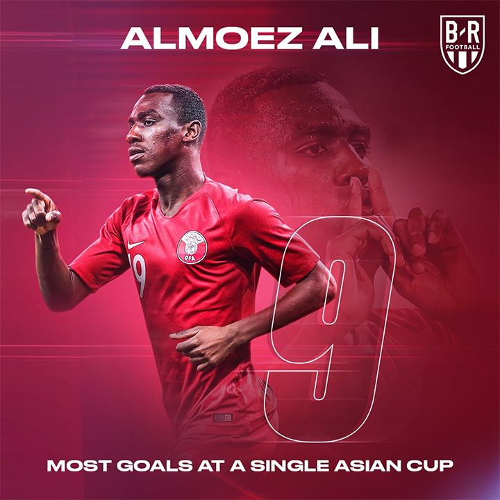Chín bàn của Ali là thành tích tốt nhất của Vua phá lưới ở một kỳ Asian Cup. 
