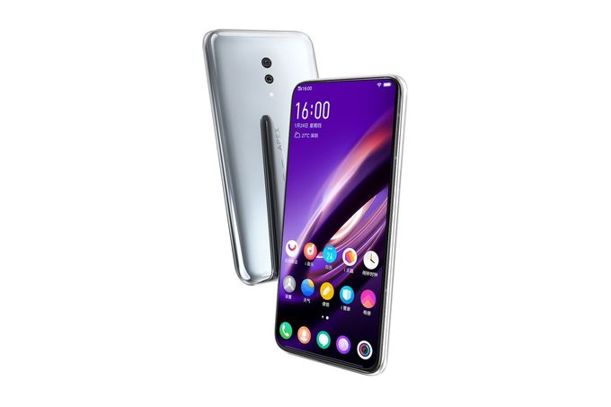  Vivo Apex 2019   Khác với các sản phẩm trong danh sách, Apex 2019 đã được Vivo tiết lộ thiết kế. Tuy nhiên, nó mới ở dạng nguyên mẫu. Điểm đáng chú ý ở thiết bị là thiết kế không có cổng hay phím bấm giống smartphone thông thường như cổng sạc, jack tai nghe hay khe SIM. Thay vào đó, Apex 2019 dùng công nghệ sạc và truyền dữ liệu không dây, sim điện tử...