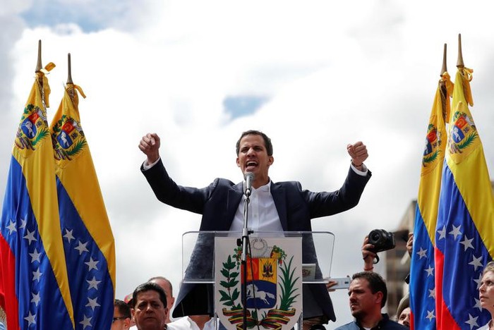 Tổng thống tự phong Juan Guaido. (Ảnh: Reuters)