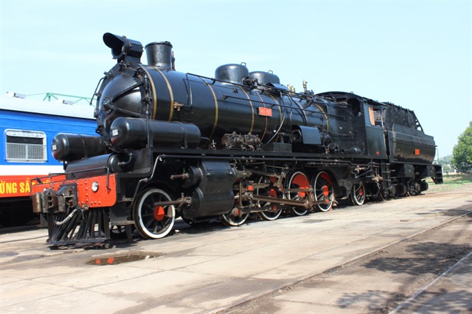 A steam locomotive in Viet Nam. The old trains are set to resume their route between Da Nang and Hue.