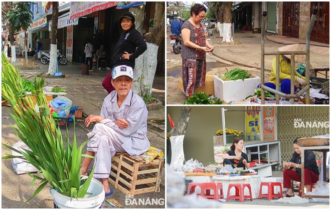 Despite not selling many items, small traders are still very happy because this is a lunar new year’s first market.