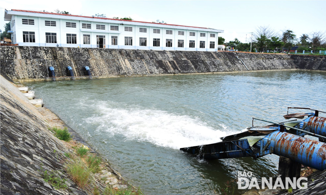 The An Trach Pumping Station is now operating at full capacity to provide tap water for the Red Bridge water supply plant