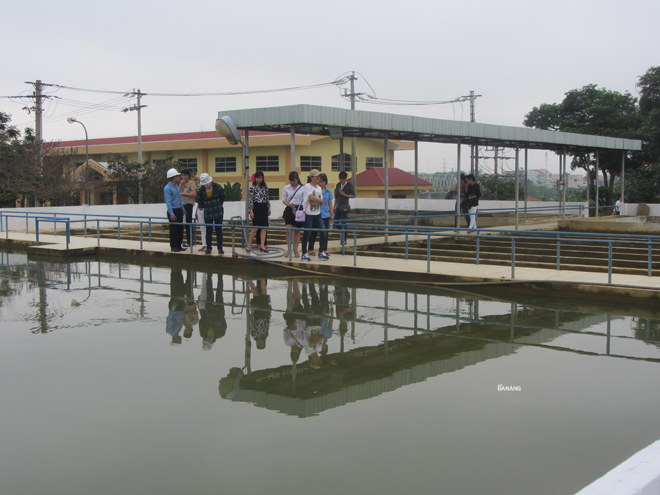 Water quality for production at the Cau Do Water Plant has always been checked