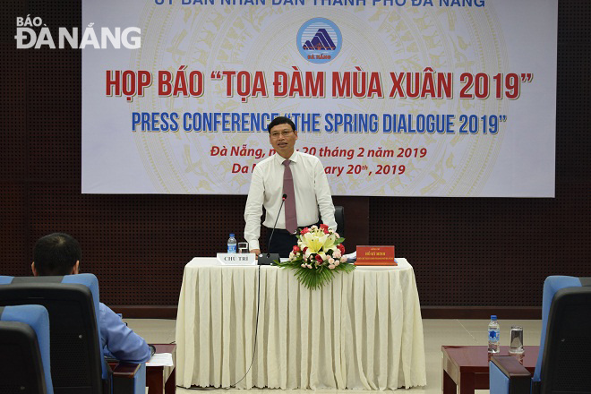 Phó Chủ tịch UBND thành phố Hồ Kỳ Minh chủ trì buổi họp báo
