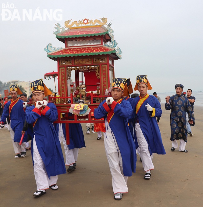 The procession of the Whale God