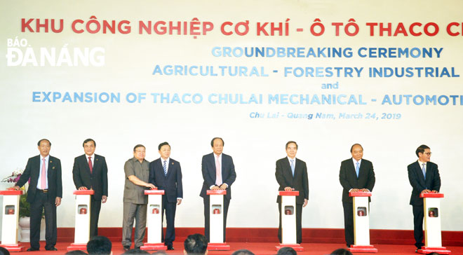 Khởi công khu công nghiệp nông - lâm nghiệp, cơ khí ô-tô Chu Lai mở rộng