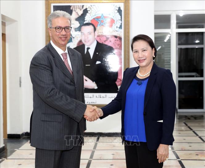 Chủ tịch Quốc hội Nguyễn Thị Kim Ngân gặp Toàn quyền Vùng Marrakech