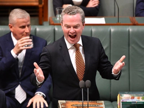 Bộ trưởng Quốc phòng Australia Christopher Pyne. Ảnh: Northern Daily