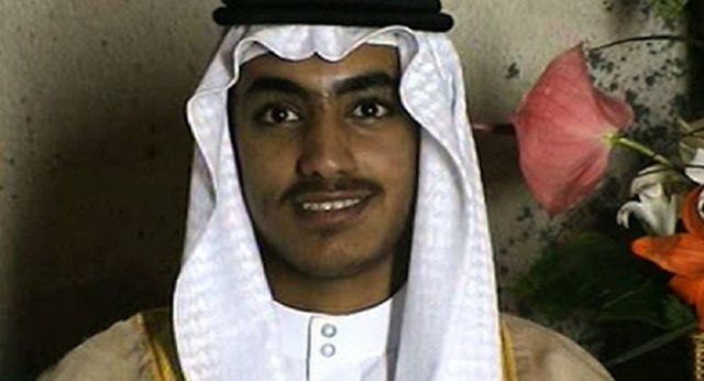 Hamza bin Laden trong lễ cưới. Ảnh: AP