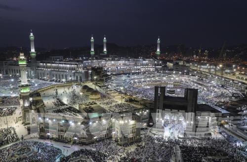 Quang cảnh khu đại thánh đường ở Mecca, Saudi Arabia. Ảnh: EPA/TTXVN