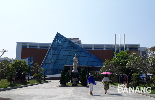 Bảo tàng trong Thành Điện Hải sẽ chuyển về khu vực công trình số 42 Bạch Đằng. Ảnh: TRIỆU TÙNG