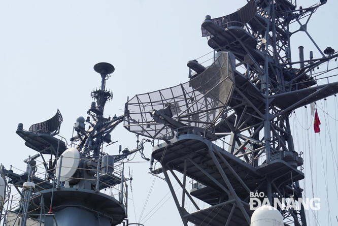 The Japanese naval training vessels feature advance equipment  