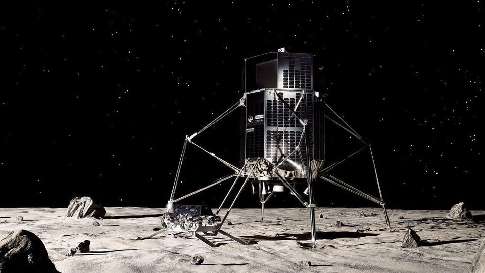 Sứ mạng HAKUTO-R của ispace nhắm mục tiêu phóng tên lửa SpaceX vào năm 2020 và hạ cánh xuống Mặt trăng một năm sau đó. Ảnh: HAKUTO/ISPACE