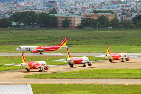 Hãng hàng không Vietjet khẳng định không thay đổi kế hoạch kinh doanh khi dòng máy bay Boeing 737 Max bị cấm trên bầu trời Việt Nam Ảnh: LINH ANH