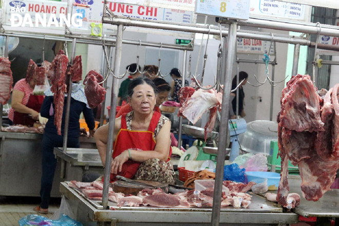 The origin and quality of pork meat in the city are strictly controlled to ensure the safety of consumers