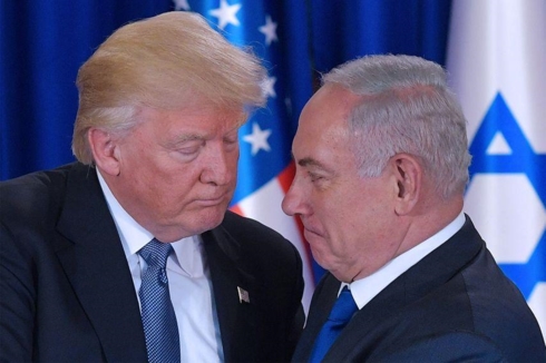 Tổng thống Mỹ Donald Trump và Thủ tướng Israel Benjamin Netanyahu. Ảnh: Middle East Mornitor