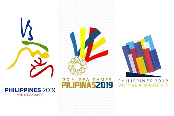 Logo của SEA Games 30 được Philippines trình bày trước Hội đồng Olympic châu Á.   ảnh PHISTAR