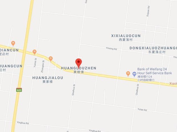 Vị trí xảy ra vụ nổ. (Nguồn: Google Maps)