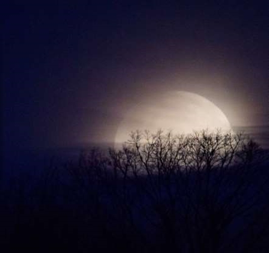 Siêu trăng máu màu xanh rất ít khi xảy ra không chỉ vì nó tới gần Trái Đất, mà còn vì đó là lần thứ 2 trăng tròn trong tháng.