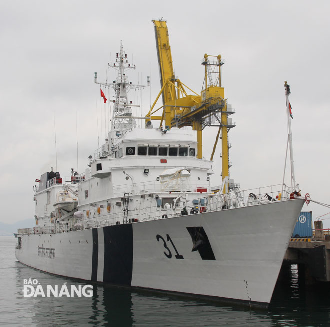 Tàu Lực lượng bảo vệ bờ biển Ấn Độ thăm Đà Nẵng