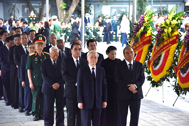 Tổ chức trọng thể lễ tang đồng chí Đồng Sỹ Nguyên