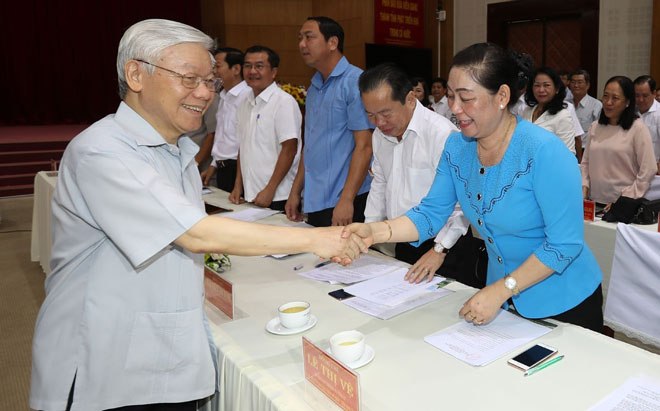 Tổng Bí thư, Chủ tịch nước Nguyễn Phú Trọng: Tuyệt đối không được chủ quan, thỏa mãn vì nhiệm vụ ngày càng nặng nề