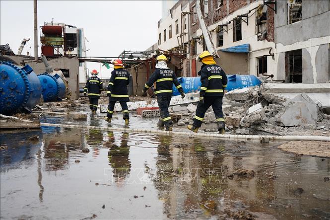 Lại nổ nhà máy hóa chất ở Trung Quốc, ít nhất 39 người thương vong