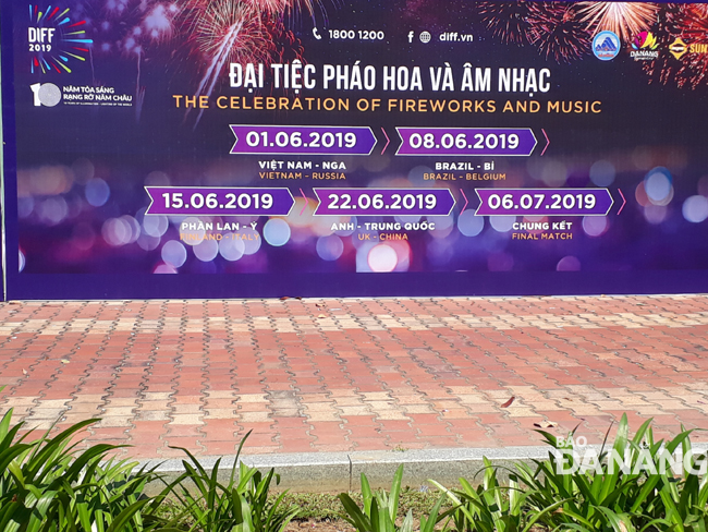 Từ 13-5 đến 14-7 Cảng Sông Hàn chuyên dùng cho Lễ hội pháo hoa quốc tế Đà Nẵng 2019