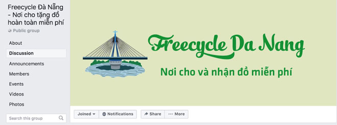 Sau một năm hoạt động, nhóm cộng đồng Freecycle Đà Nẵng đã có hơn 1.300 thành viên.