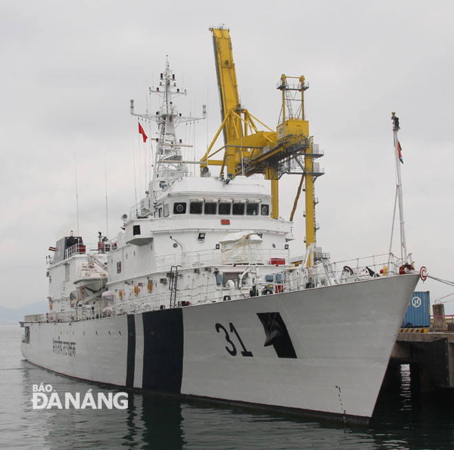 The Indian Coast Guard ship VIJIT