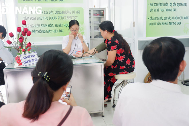 The IT application helps to simplify compulsory medical procedures at the Da Nang General Hospital