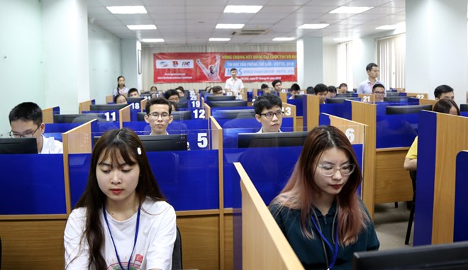The candidates of the northern region at the final round (Photo: hanoimoi.com.vn)