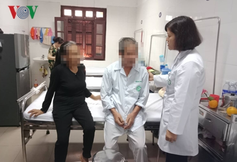 Bệnh nhân Bùi Thanh Q. bị sa sút trí tuệ đang được điều trị tại Viện Sức khỏe Tâm thần Quốc gia. 